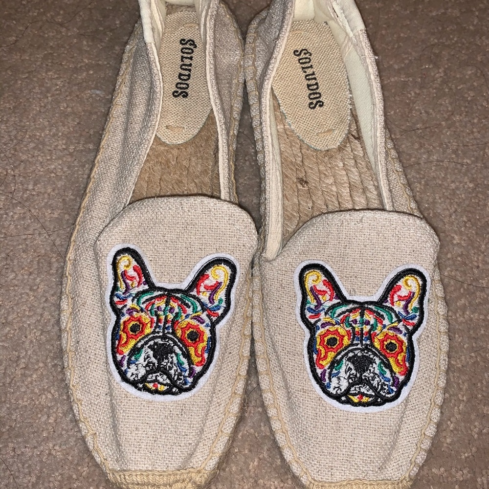 Soludos Frenchie Bulldog Slip On